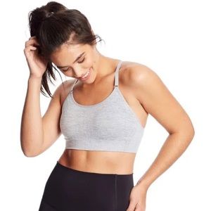 NWOT C9 Champion Women's Medium Support Seamless Cami Bra, Gray Heather, XL